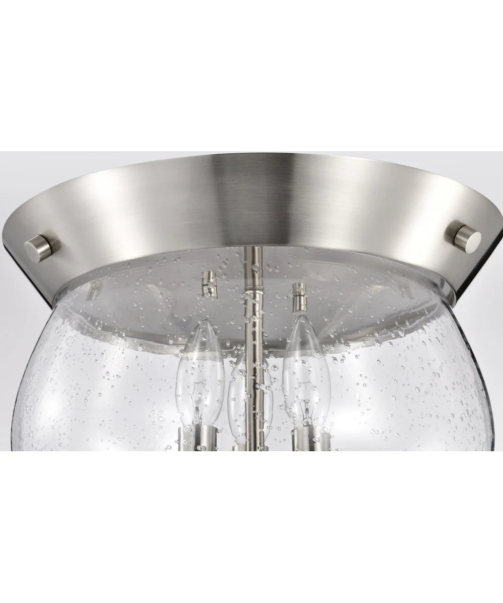 Boliver 3-Light Close-to-Ceiling Brushed Nickel - Image 10