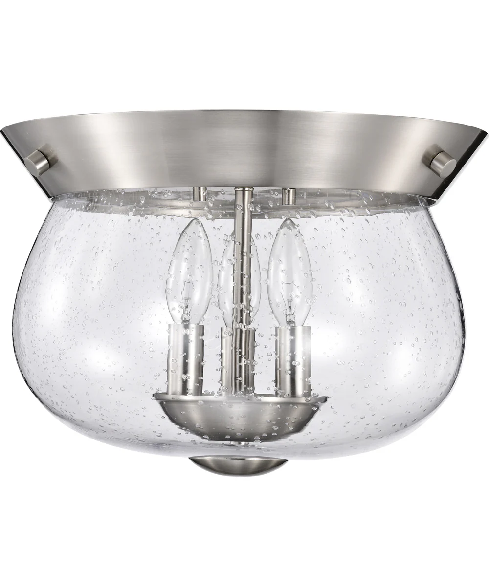 Boliver 3-Light Close-to-Ceiling Brushed Nickel - Image 3