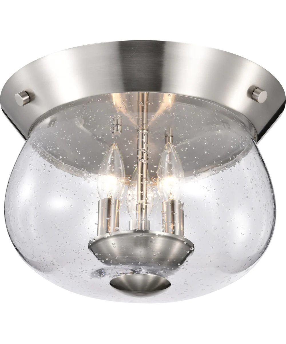 Boliver 3-Light Close-to-Ceiling Brushed Nickel - Image 6