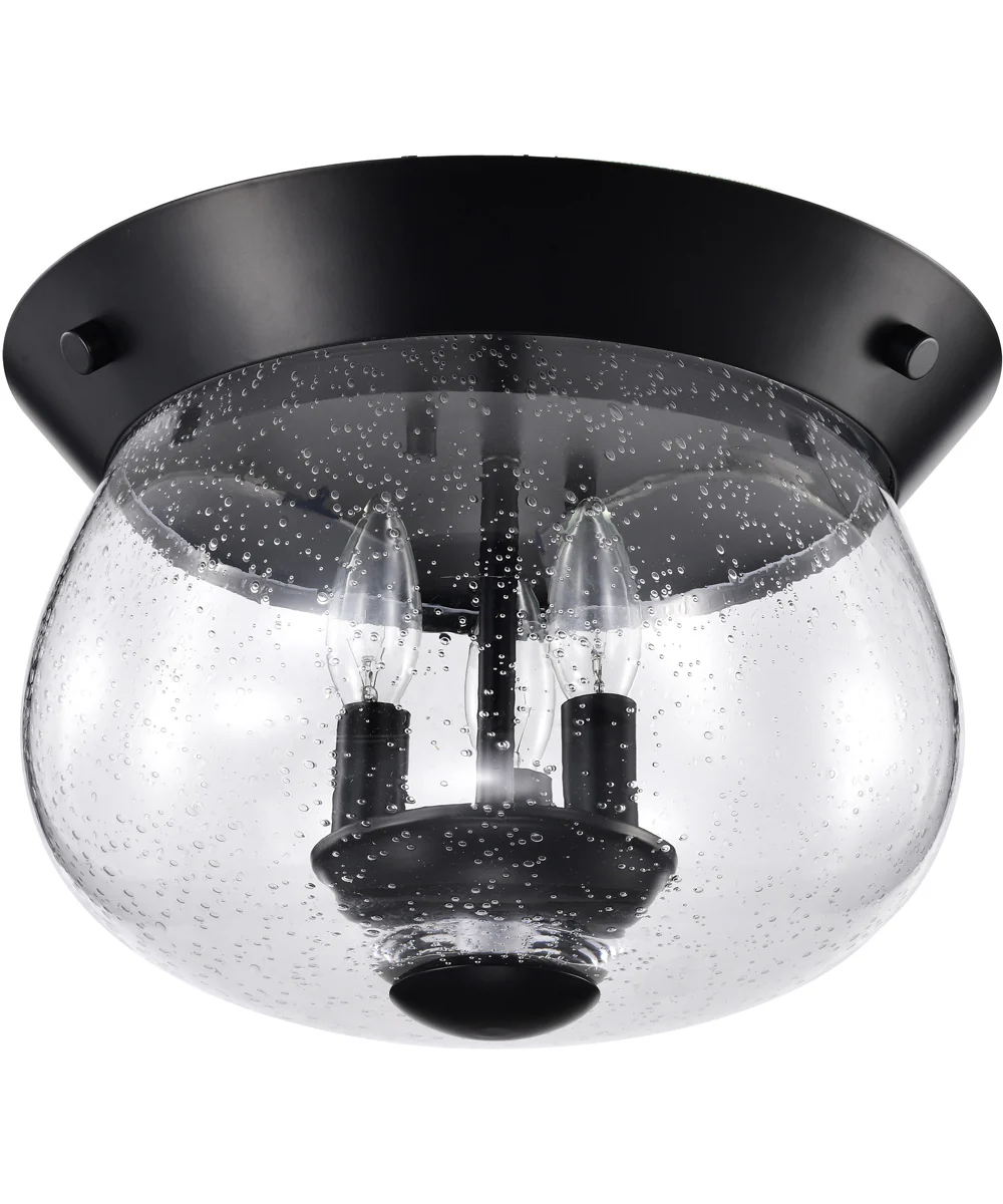 Boliver 3-Light Close-to-Ceiling Matte Black - Image 5