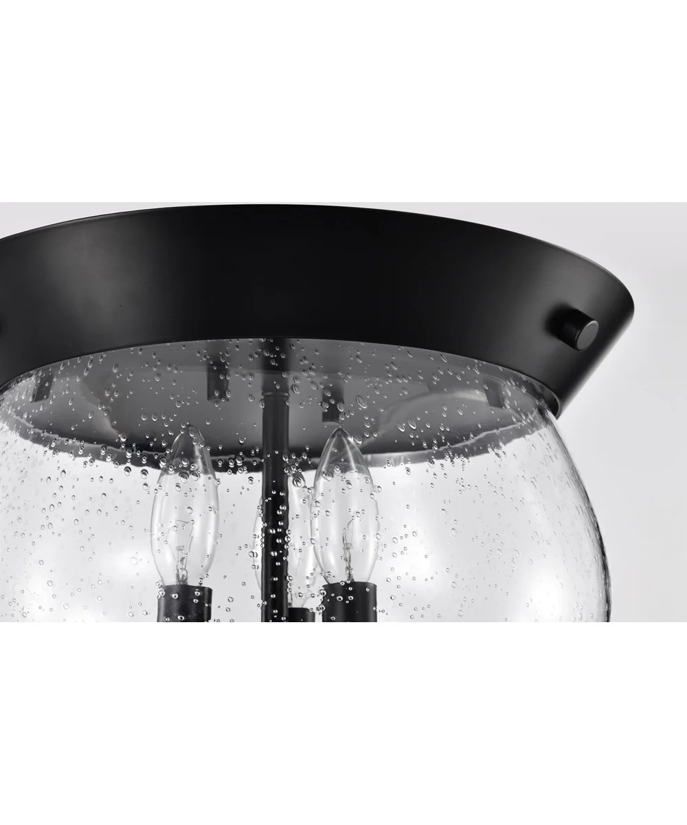 Boliver 3-Light Close-to-Ceiling Matte Black - Image 7