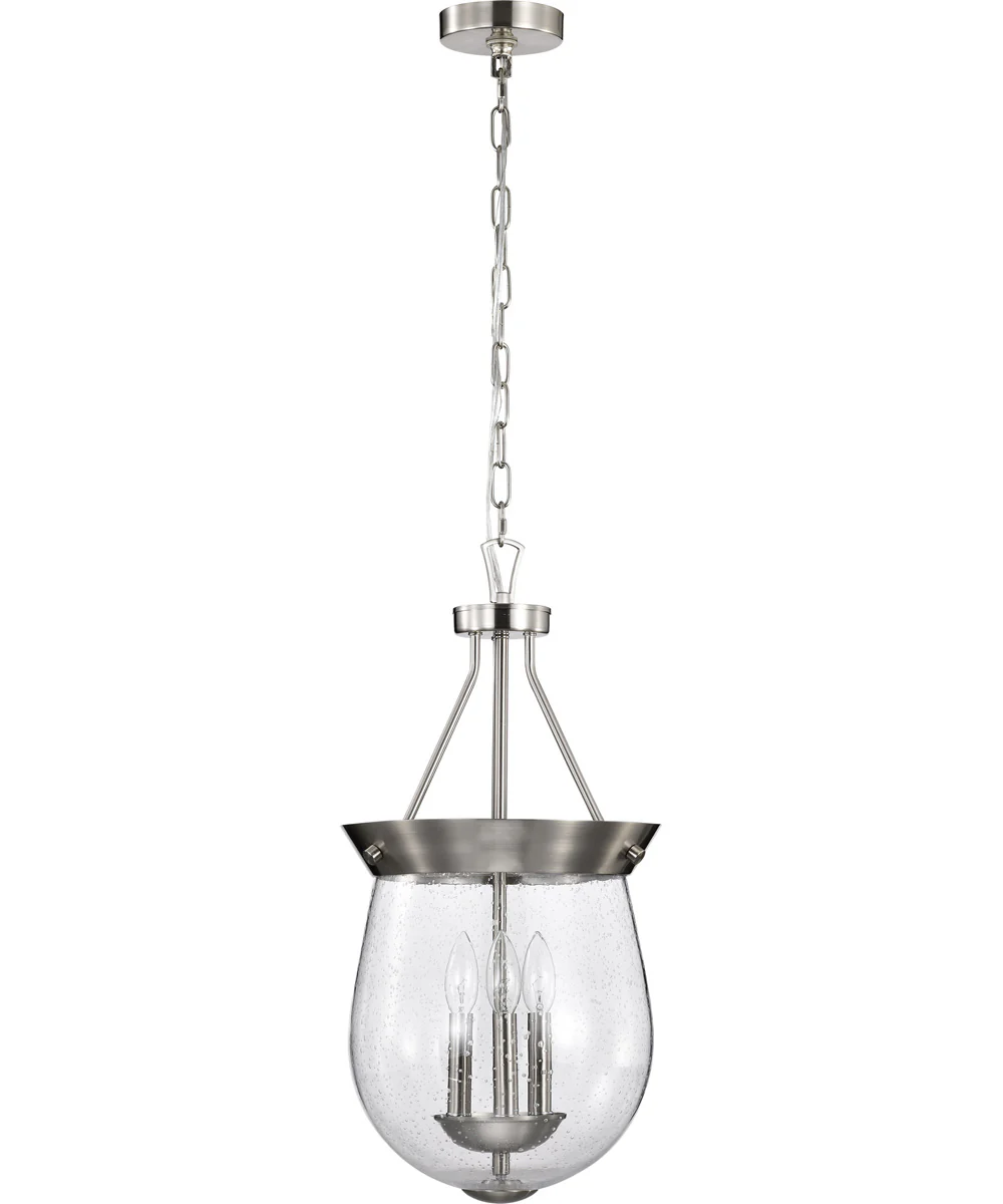 Boliver 3-Light Pendant Brushed Nickel - Image 3