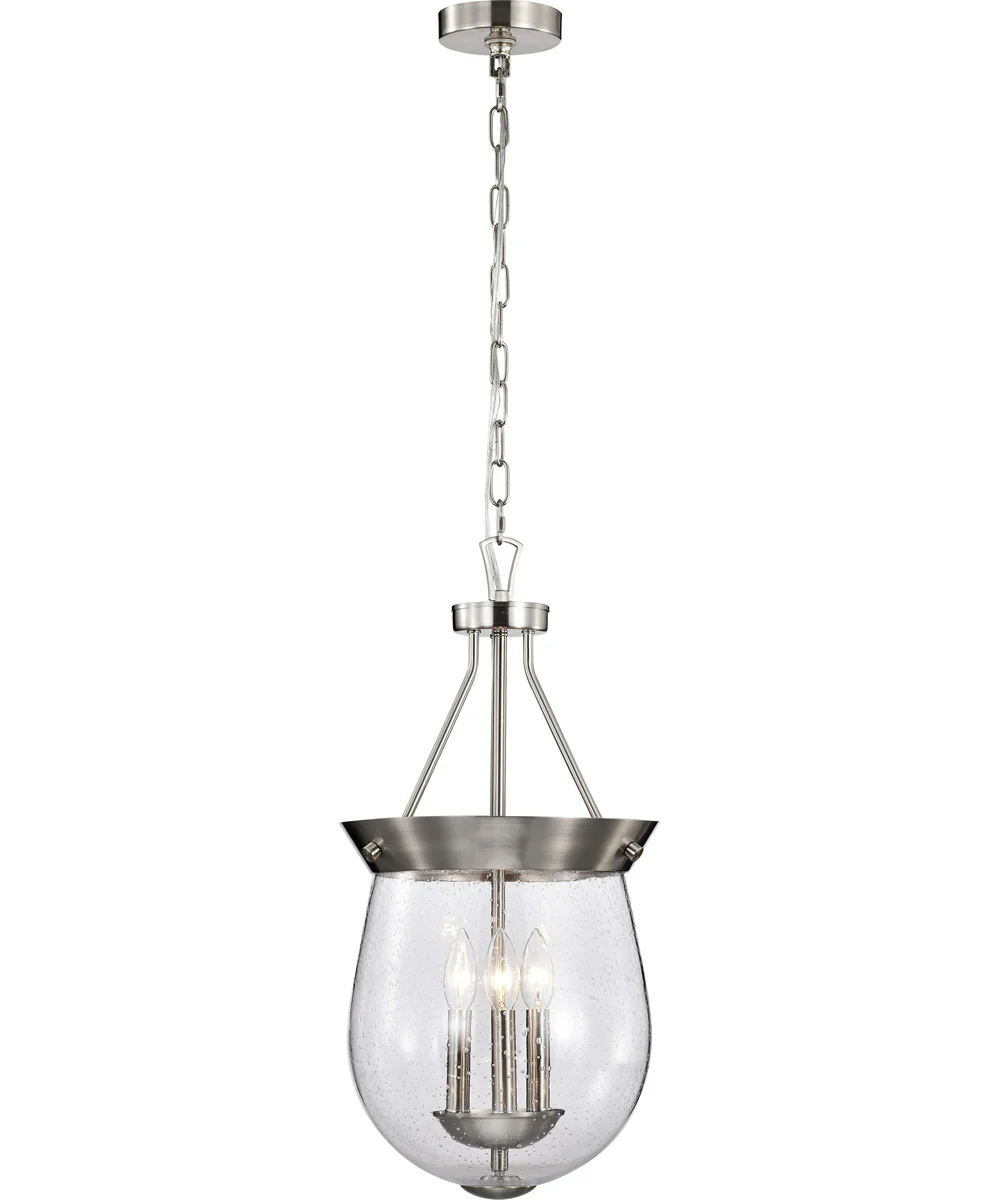 Boliver 3-Light Pendant Brushed Nickel - Image 4