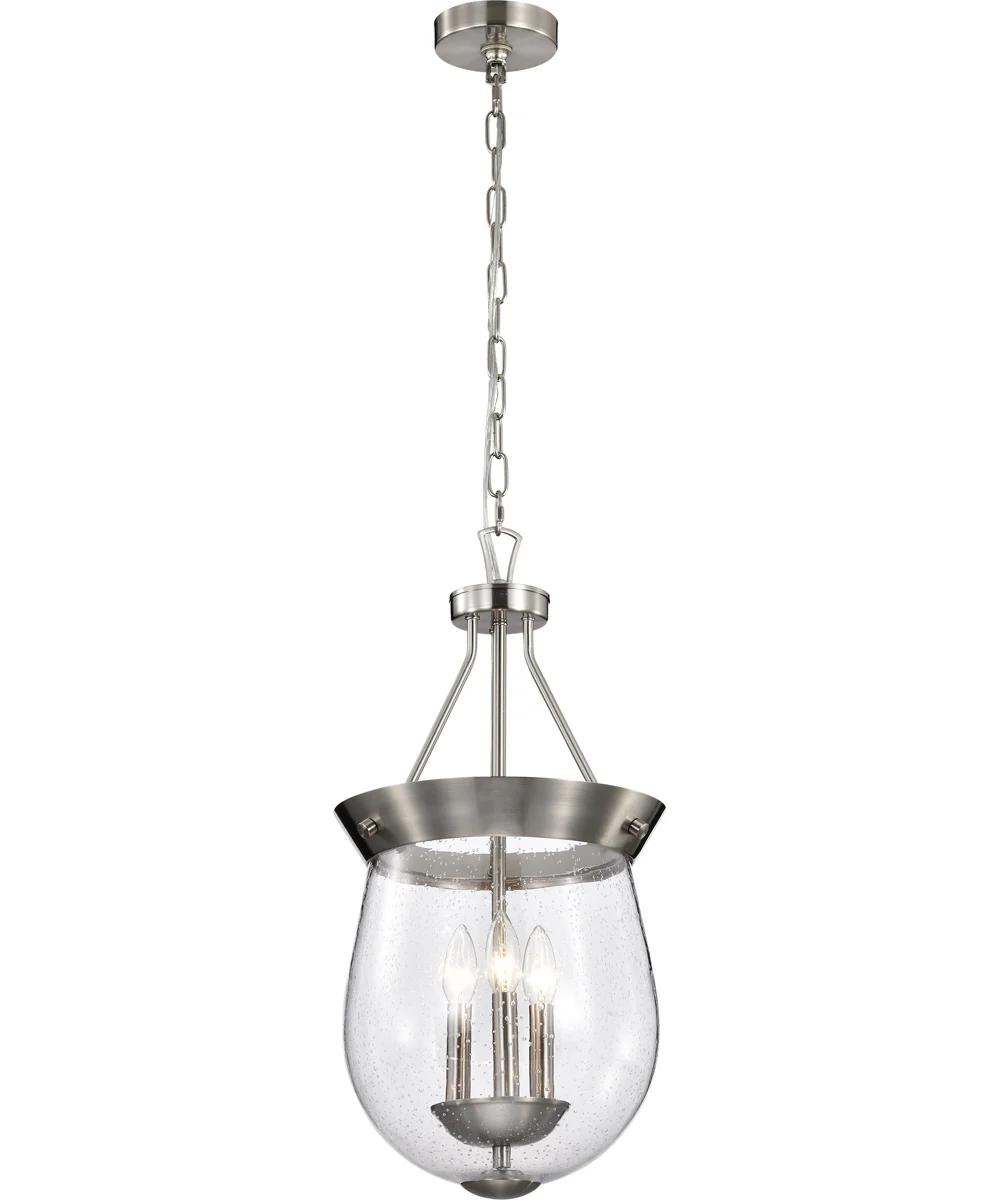 Boliver 3-Light Pendant Brushed Nickel - Image 6