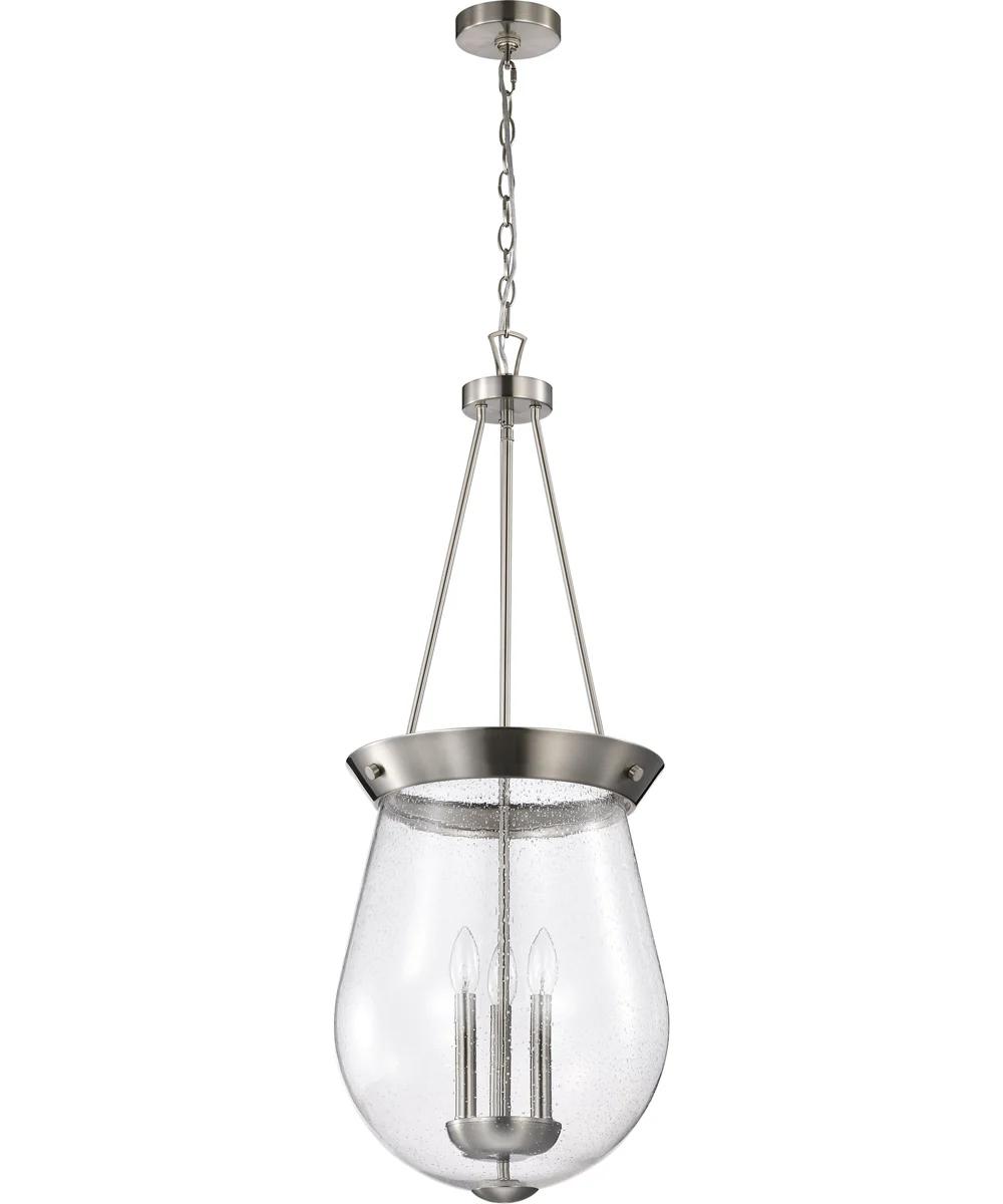 Boliver 3-Light Pendant Brushed Nickel - Image 3