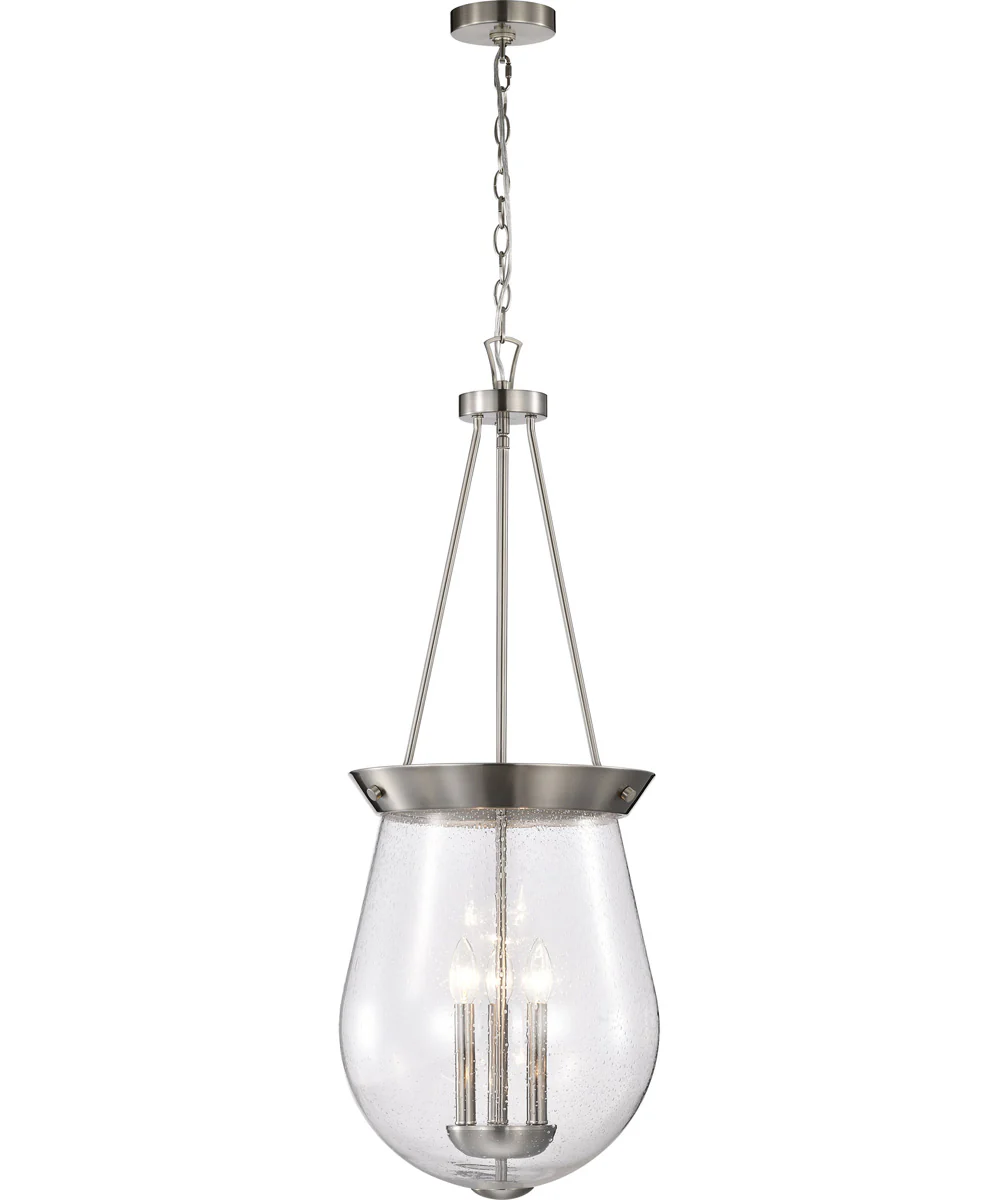 Boliver 3-Light Pendant Brushed Nickel - Image 6