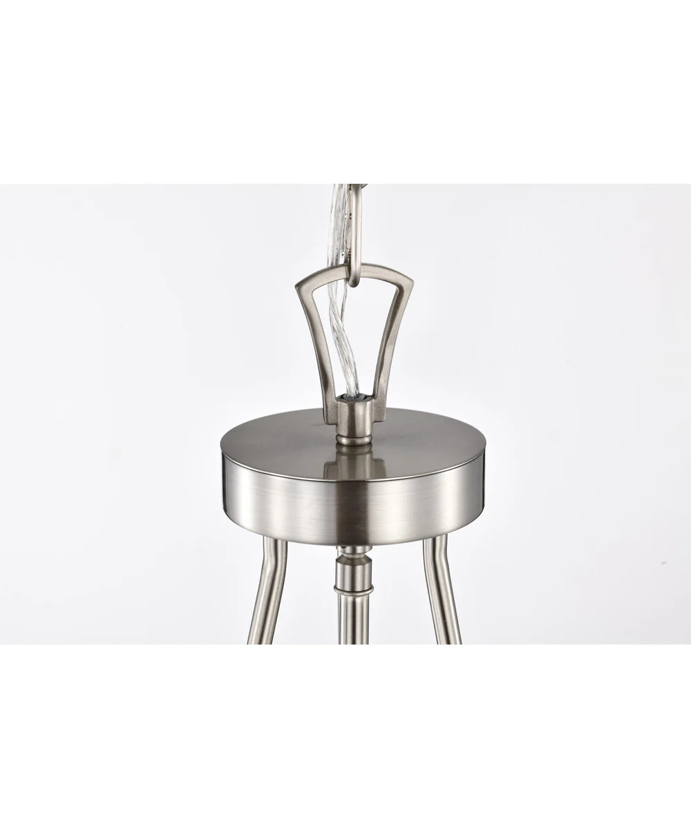 Boliver 3-Light Pendant Brushed Nickel - Image 8
