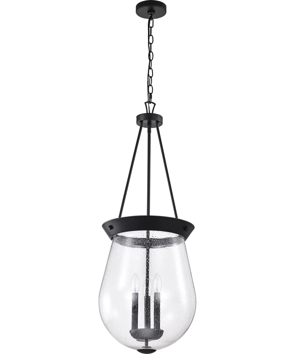 Boliver 3-Light Pendant Matte Black - Image 3