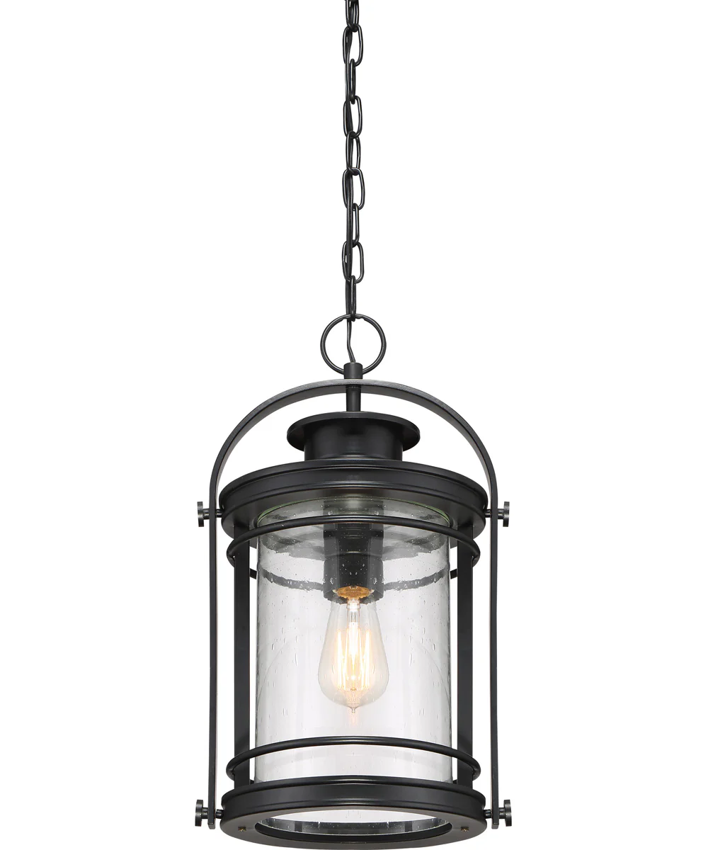 Booker Large 1-light Outdoor Pendant Light Mystic Black - Image 4