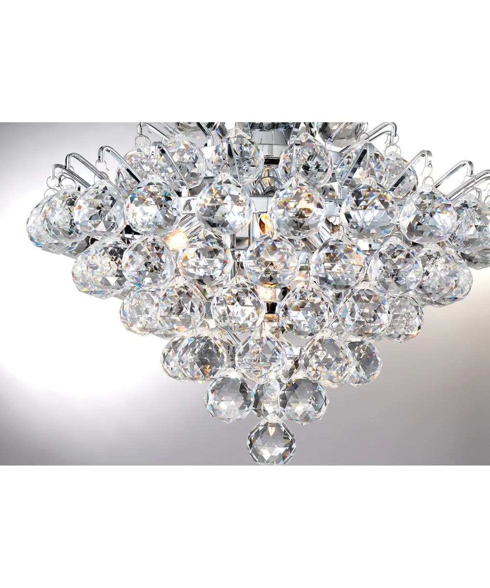 Bordeaux Small 4-light Mini Pendant Polished Chrome - Image 6