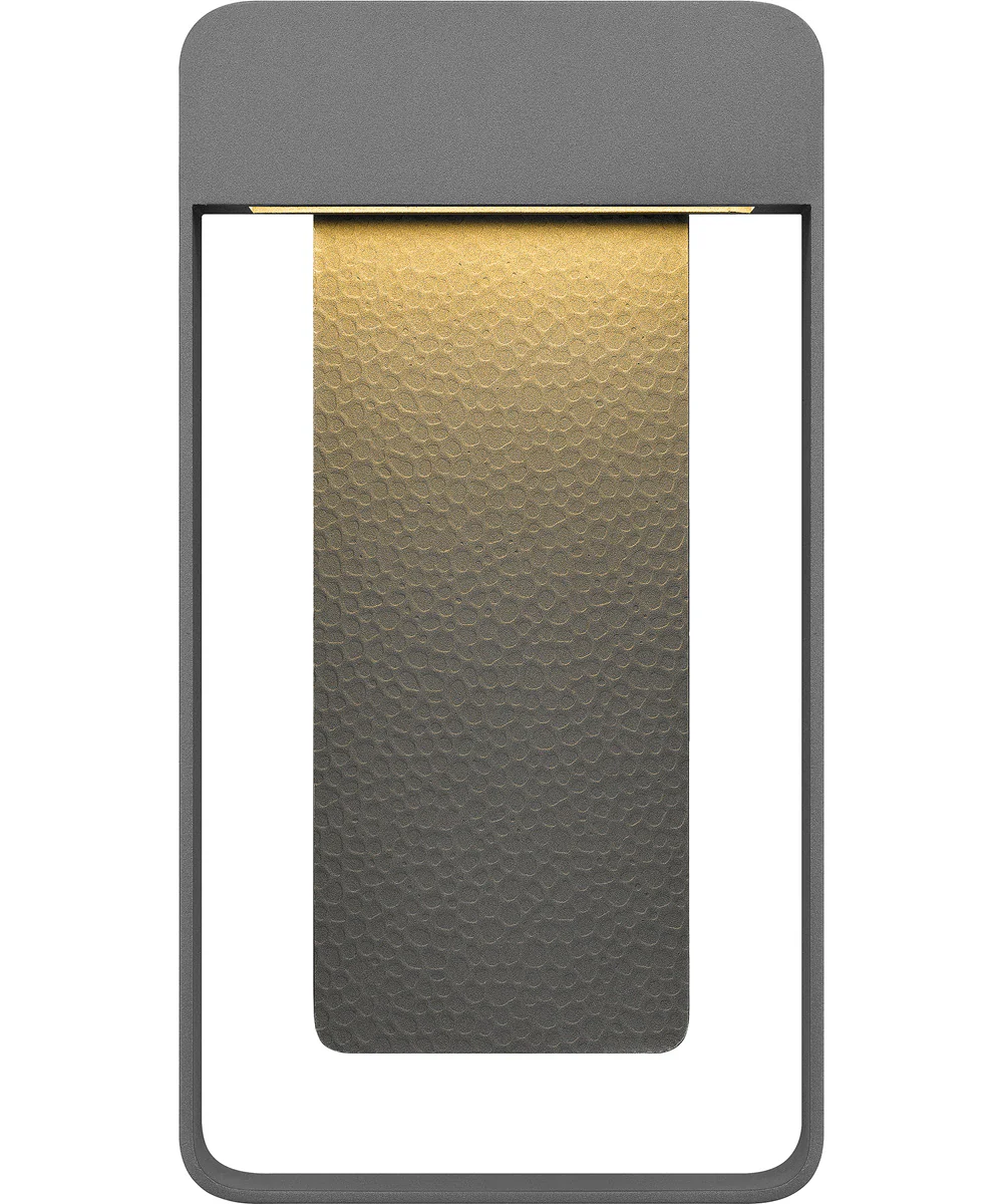 Bourdon Medium Outdoor Wall Light Coastal Armour Aluminum Matte Titanium