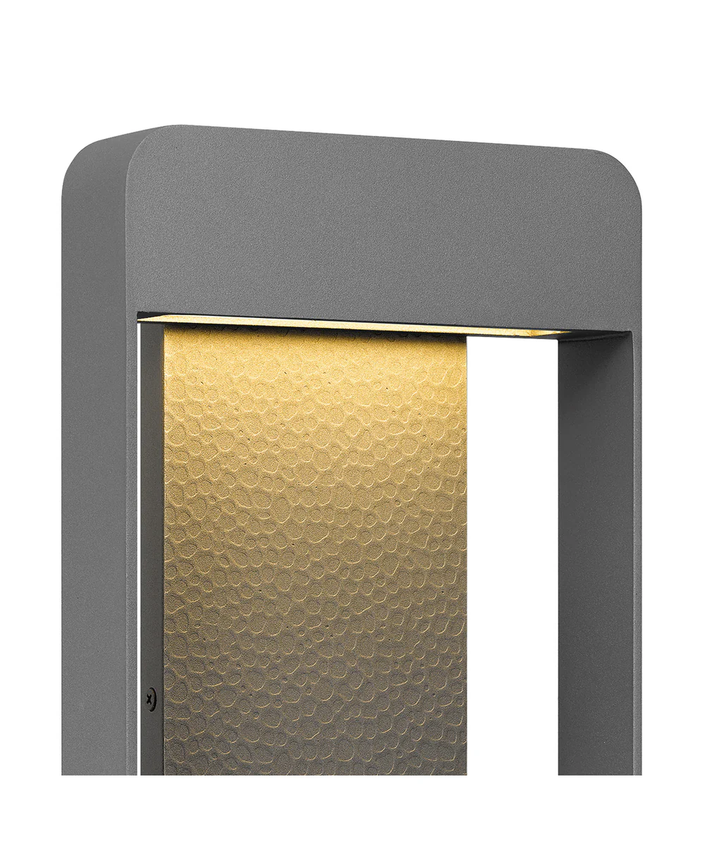 Bourdon Medium Outdoor Wall Light Coastal Armour Aluminum Matte Titanium - Image 5