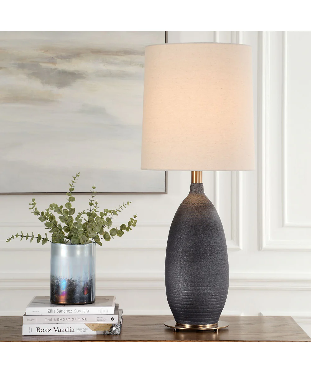 Bower Matt Black Table Lamp - Image 2