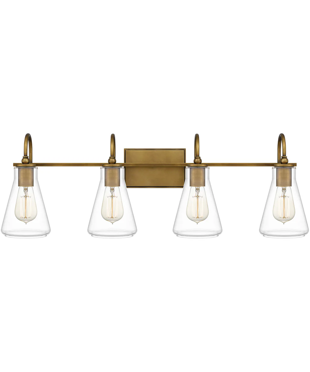 Boyton Extra Large 4-light Bath Light Weathered Brass - Image 2