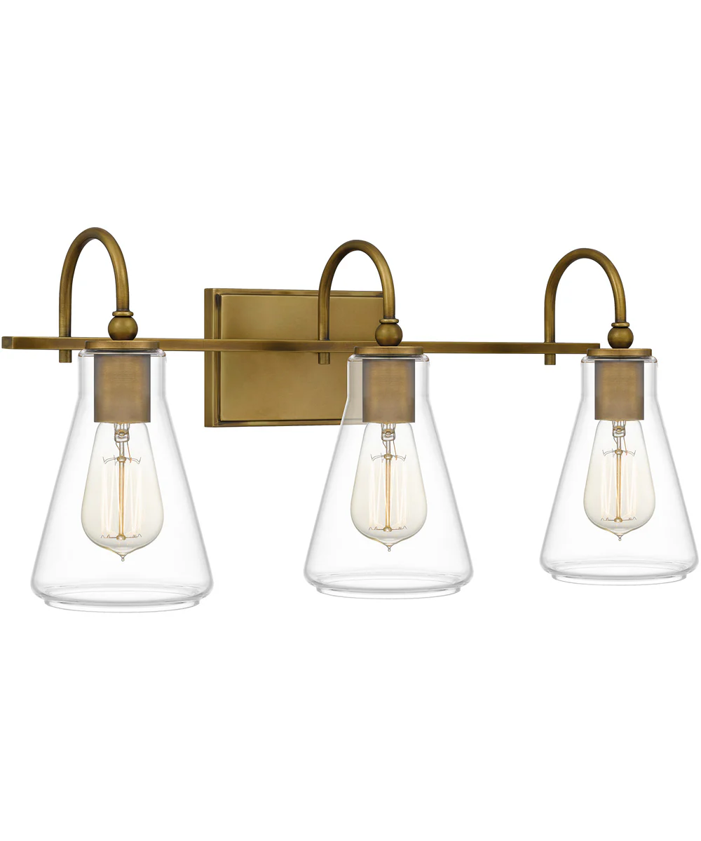 Boyton Large 3-light Bath Light Weathered Brass - Image 4