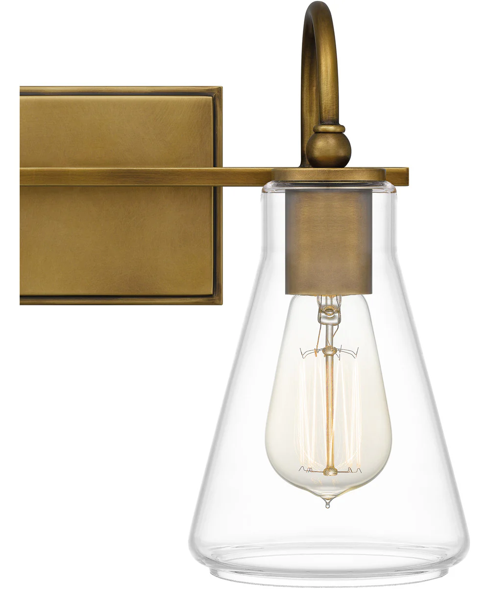 Boyton Medium 2-light Bath Light Weathered Brass - Image 6