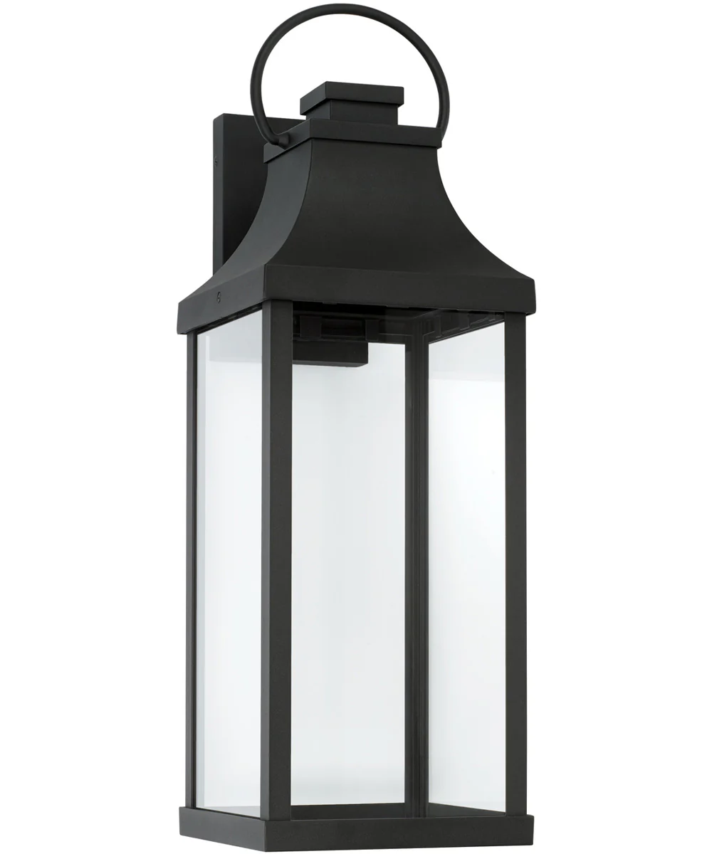 Bradford 1-Light Outdoor Wall-Lantern Rain or Shine - Black