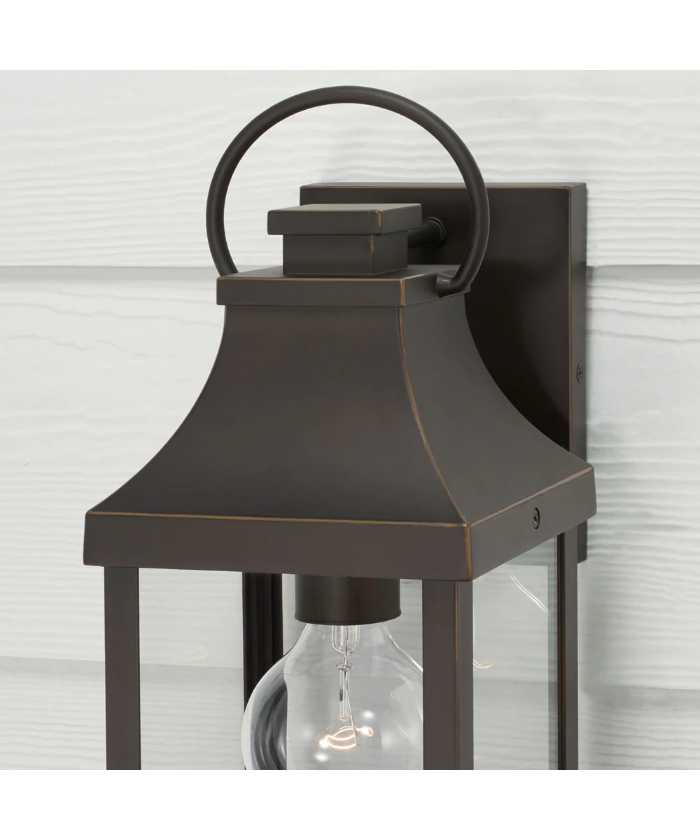 Bradford 1-Light Outdoor Wall-Lantern Rain or Shine - Oiled Bronze - Image 3
