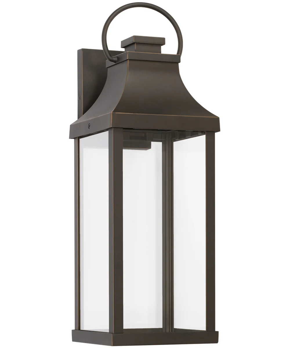 Bradford 1-Light Outdoor Wall-Lantern Rain or Shine - Oiled Bronze