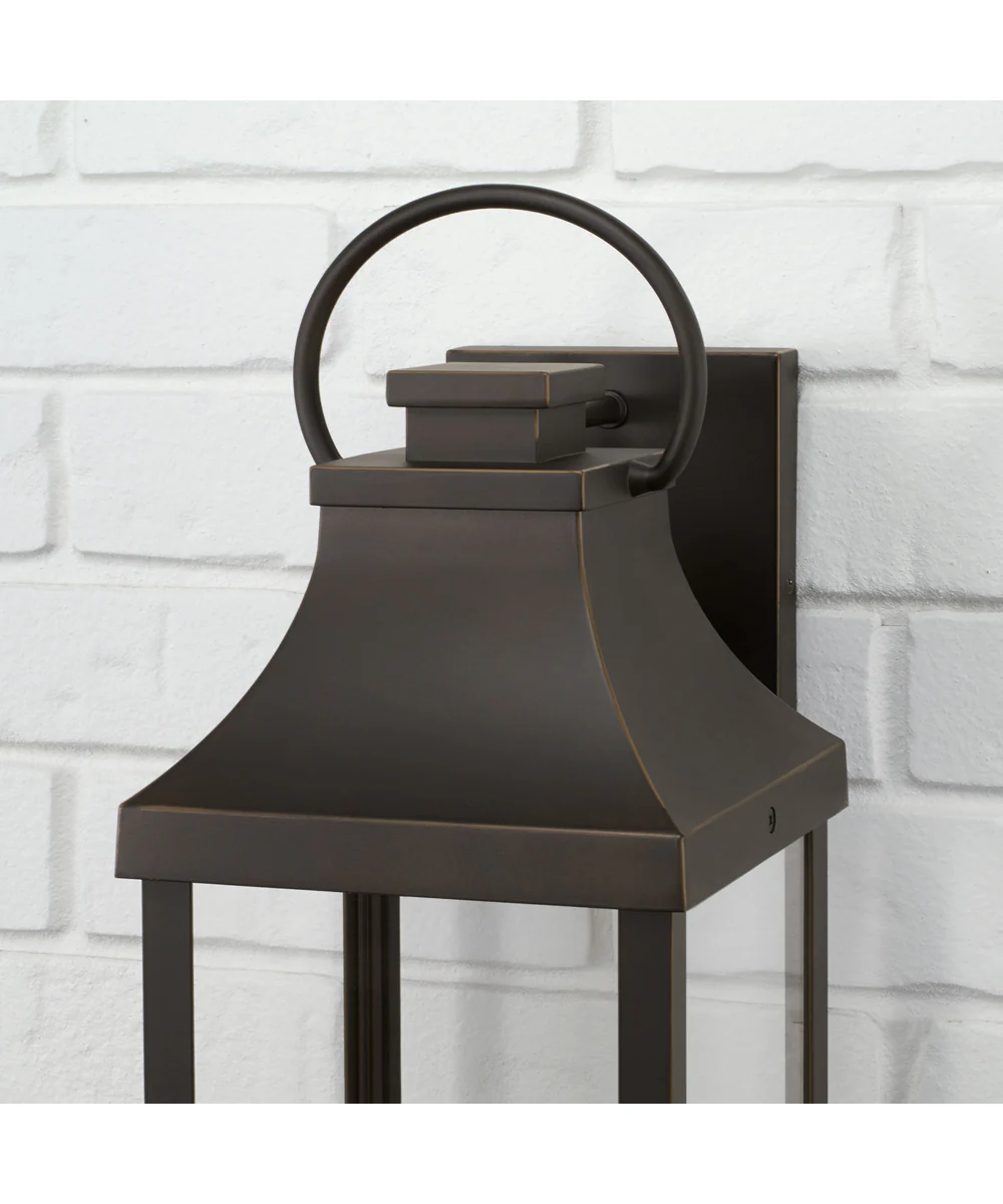 Bradford 1-Light Outdoor Wall-Lantern Rain or Shine - Oiled Bronze - Image 3