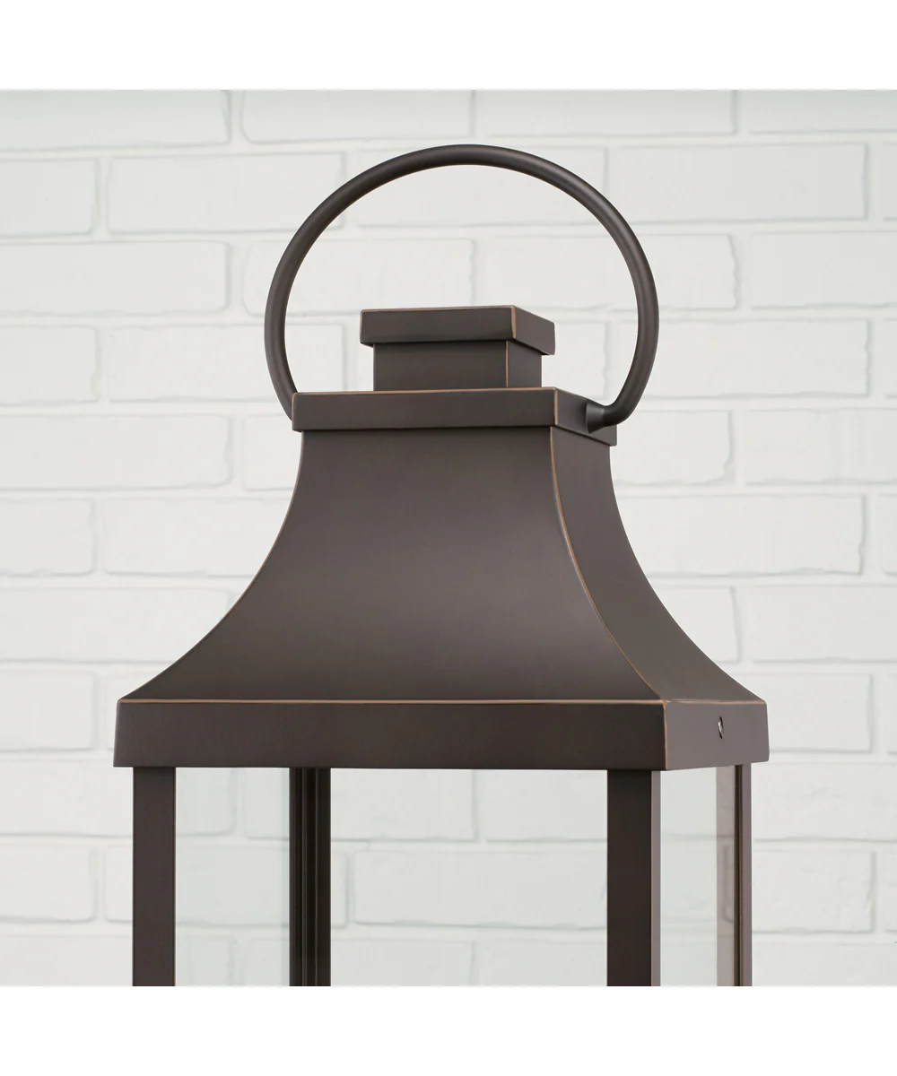 Bradford 3-Light Outdoor Post-Lantern Rain or Shine - Oiled Bronze - Image 2