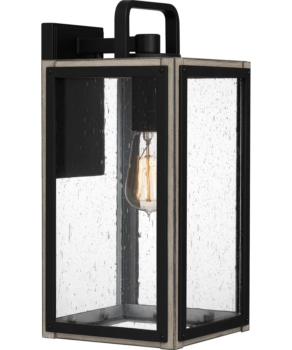 Bramshaw Large 1-light Outdoor Wall Light  Coastal Armour Aluminum Matte Black - Image 2