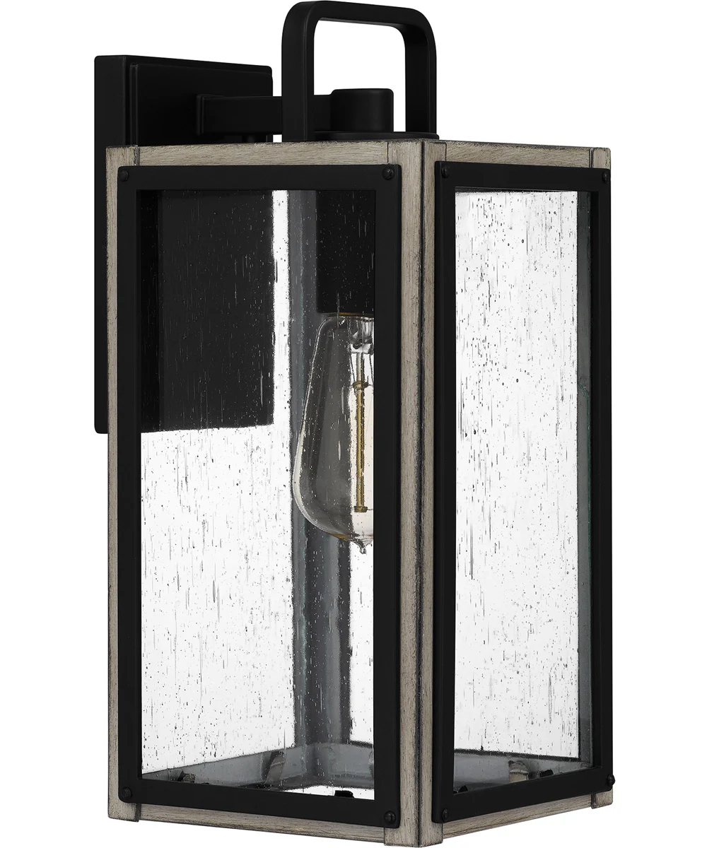 Bramshaw Medium 1-light Outdoor Wall Light Coastal Armour Aluminum Matte Black - Image 3
