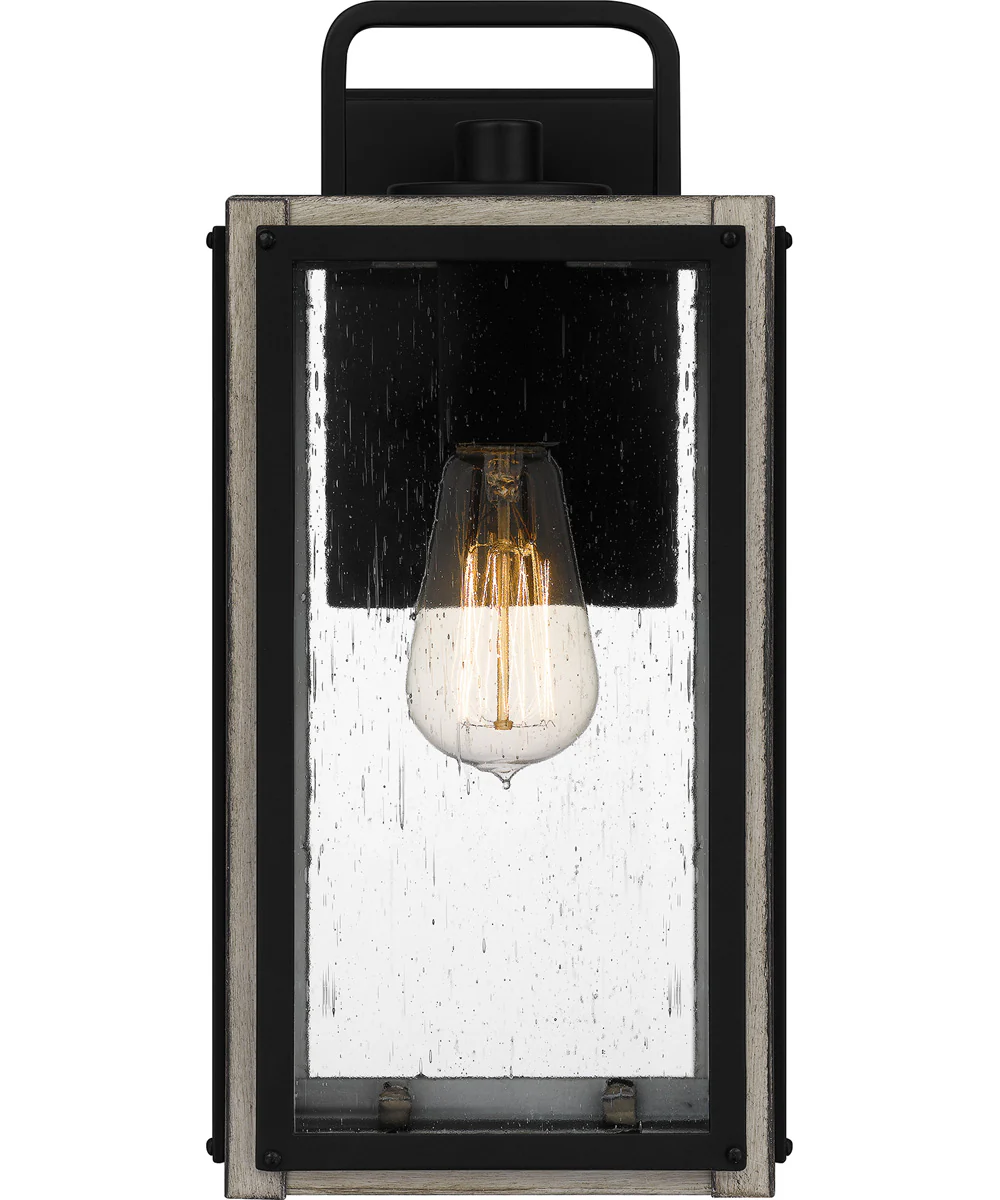 Bramshaw Medium 1-light Outdoor Wall Light Coastal Armour Aluminum Matte Black - Image 4