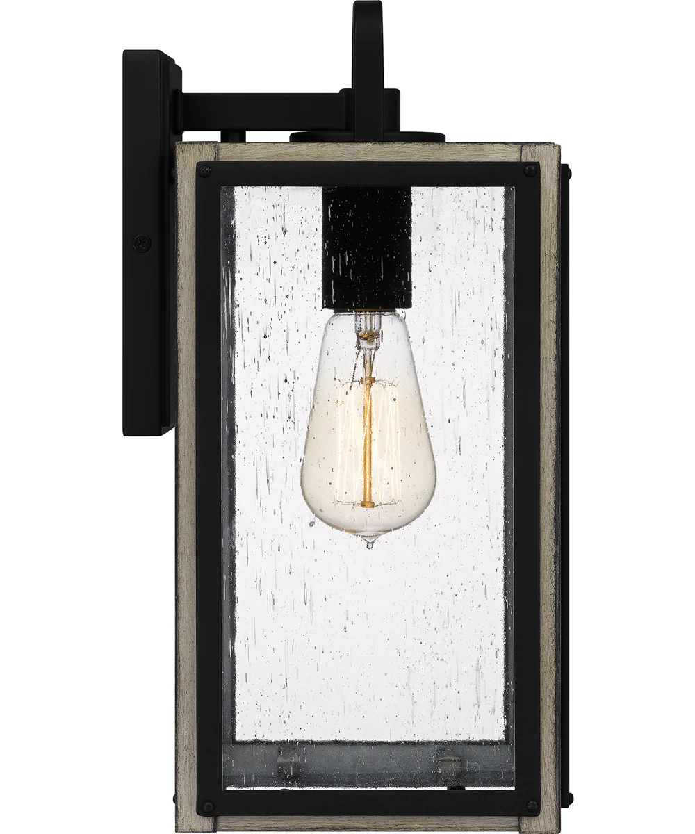 Bramshaw Medium 1-light Outdoor Wall Light Coastal Armour Aluminum Matte Black - Image 5