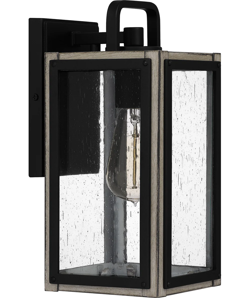 Bramshaw Small 1-light Outdoor Wall Light Coastal Armour Aluminum Matte Black - Image 3