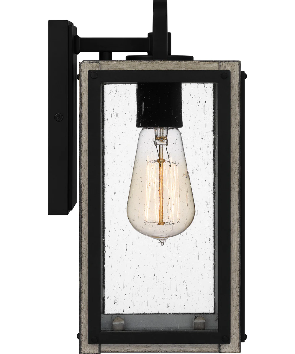 Bramshaw Small 1-light Outdoor Wall Light Coastal Armour Aluminum Matte Black - Image 5