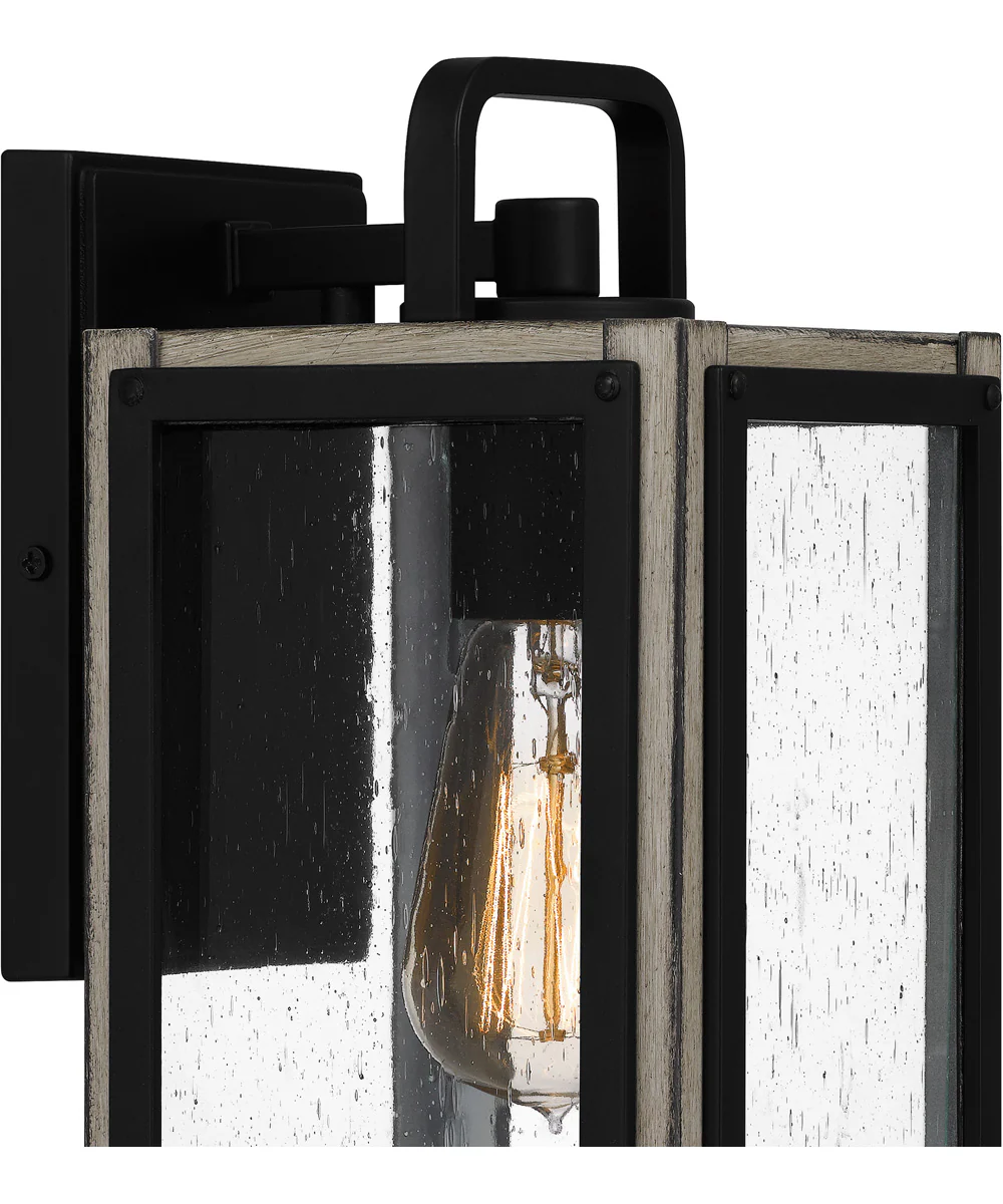 Bramshaw Small 1-light Outdoor Wall Light Coastal Armour Aluminum Matte Black - Image 6