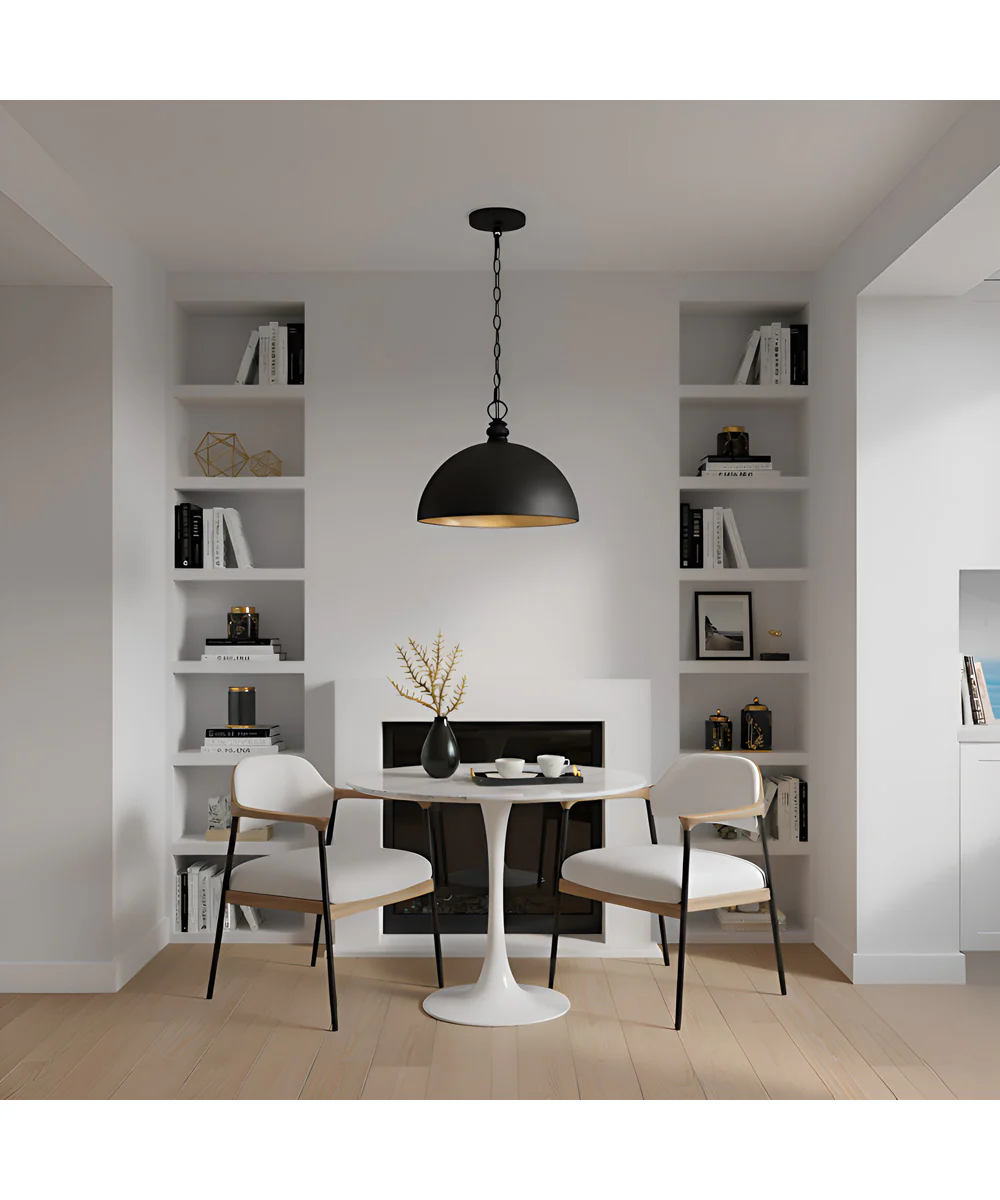 Braylon 4-light Pendant Matte Black - Image 3