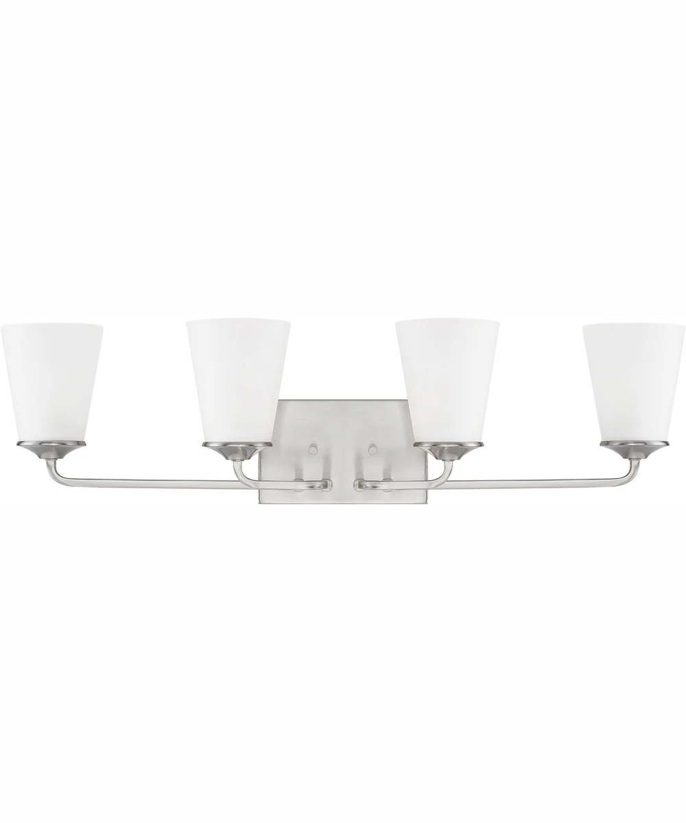 Braylon 4-Light Vanity Brushed Nickel