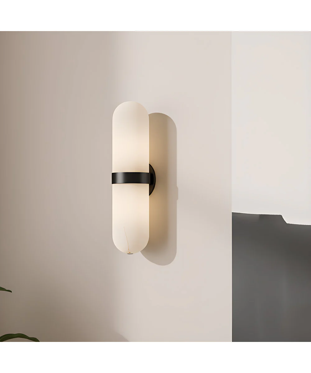 Bree 2-light Wall Sconce Matte Black - Image 2