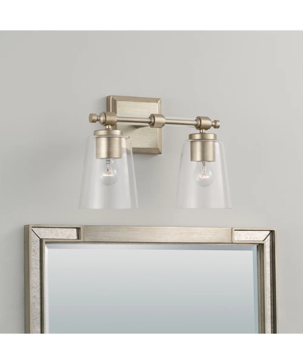 Breigh 2-Light Vanity Brushed Champagne - Image 2