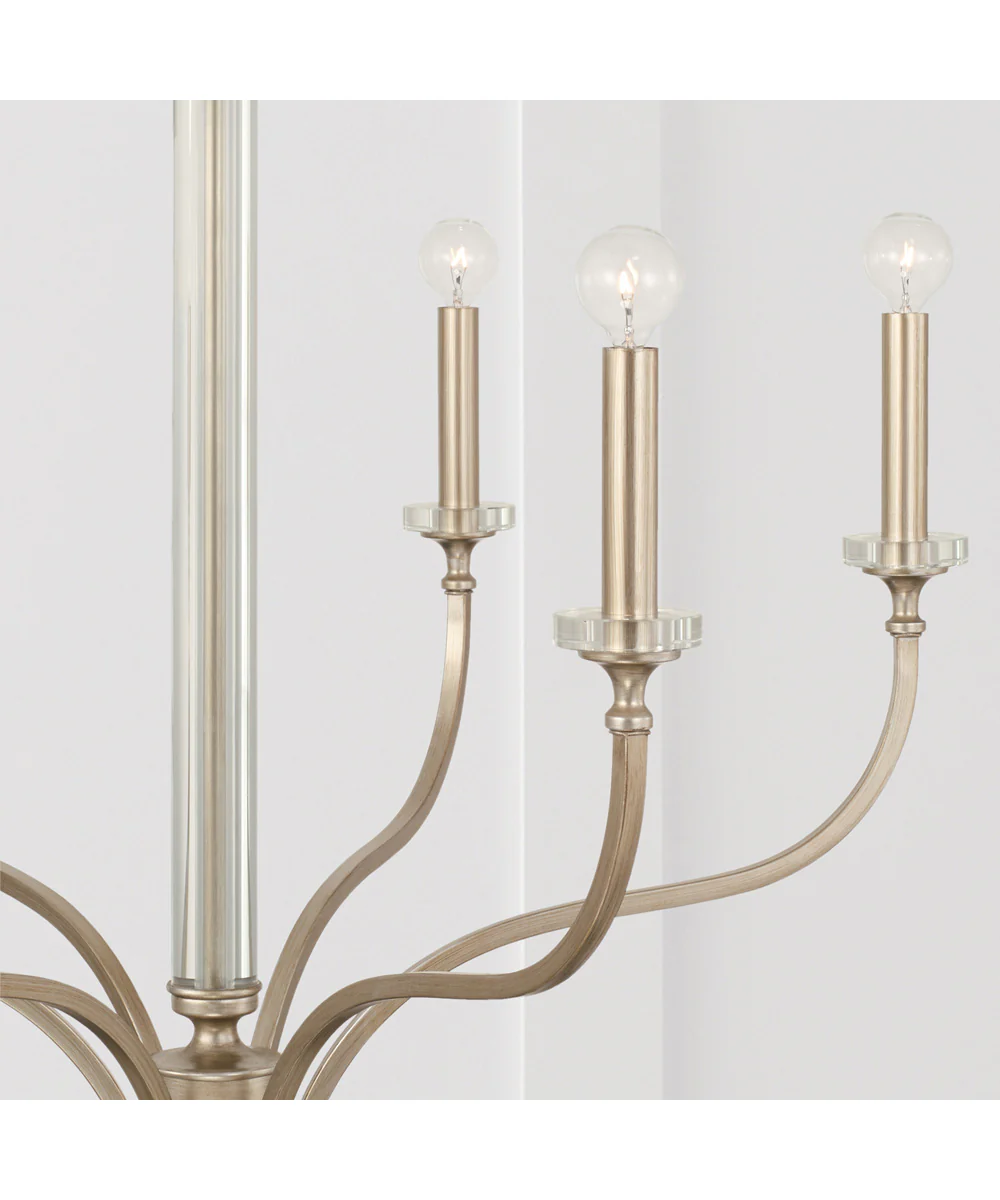 Breigh 6-Light Chandelier Brushed Champagne - Image 3