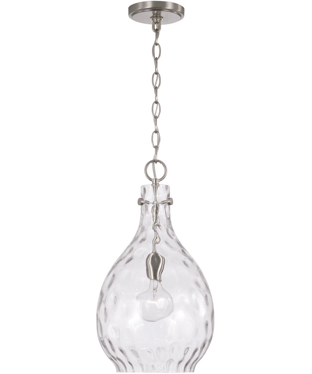 Brentwood 1-Light Pendant Brushed Nickel