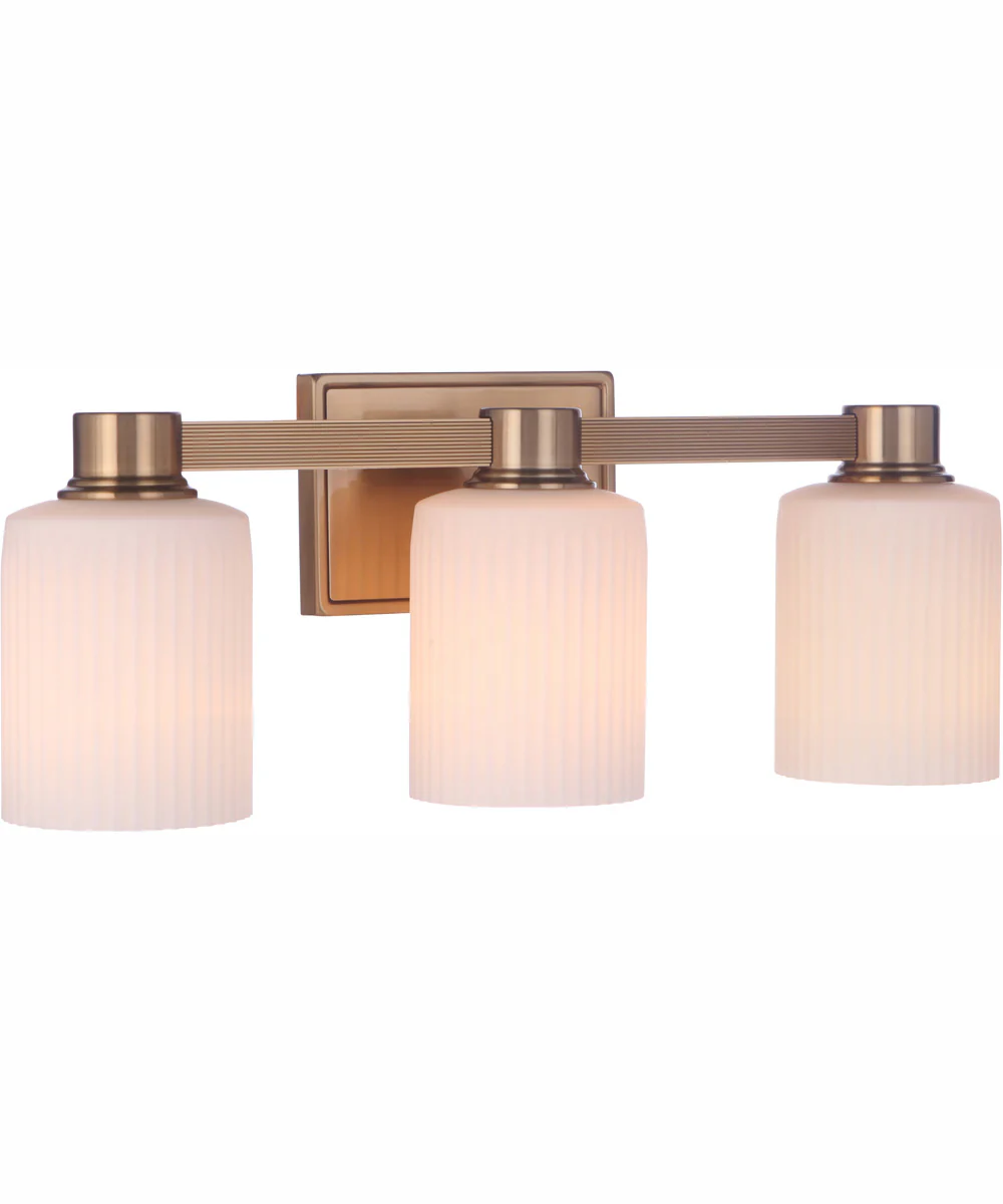 Bretton 3-Light Vanity Satin Brass - Image 2