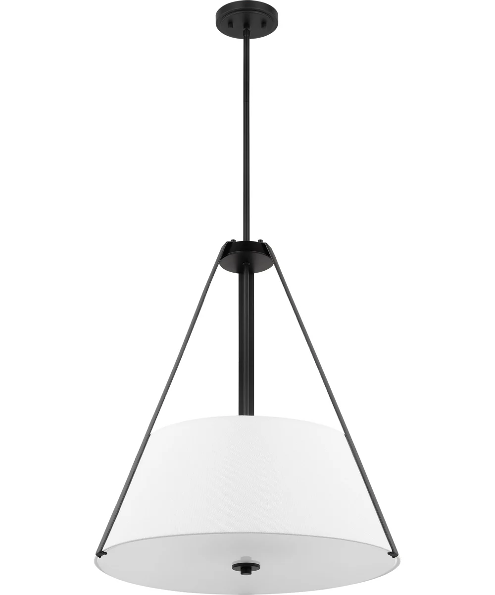 Brewster 3-Light Pendant Black - Image 3