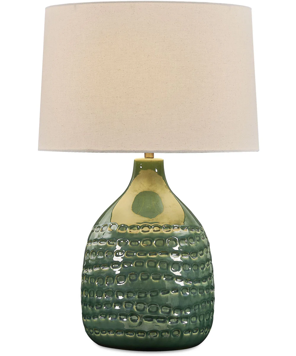 Breya Green Glaze Table Lamp