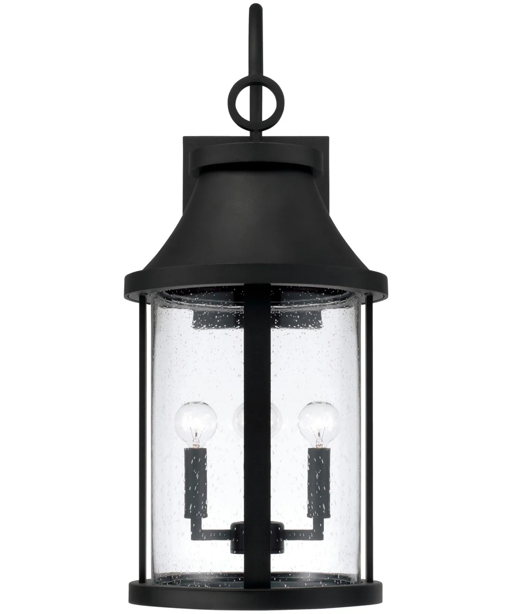 Bridger 4-Light Outdoor Wall-Lantern Black - Image 4