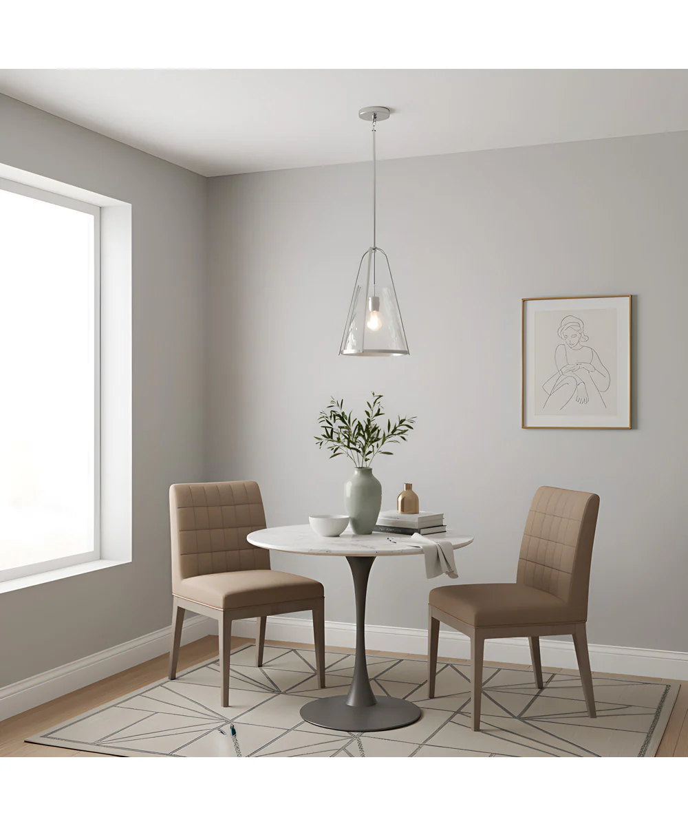 Briley 1-light Mini Pendant Brushed Nickel - Image 3