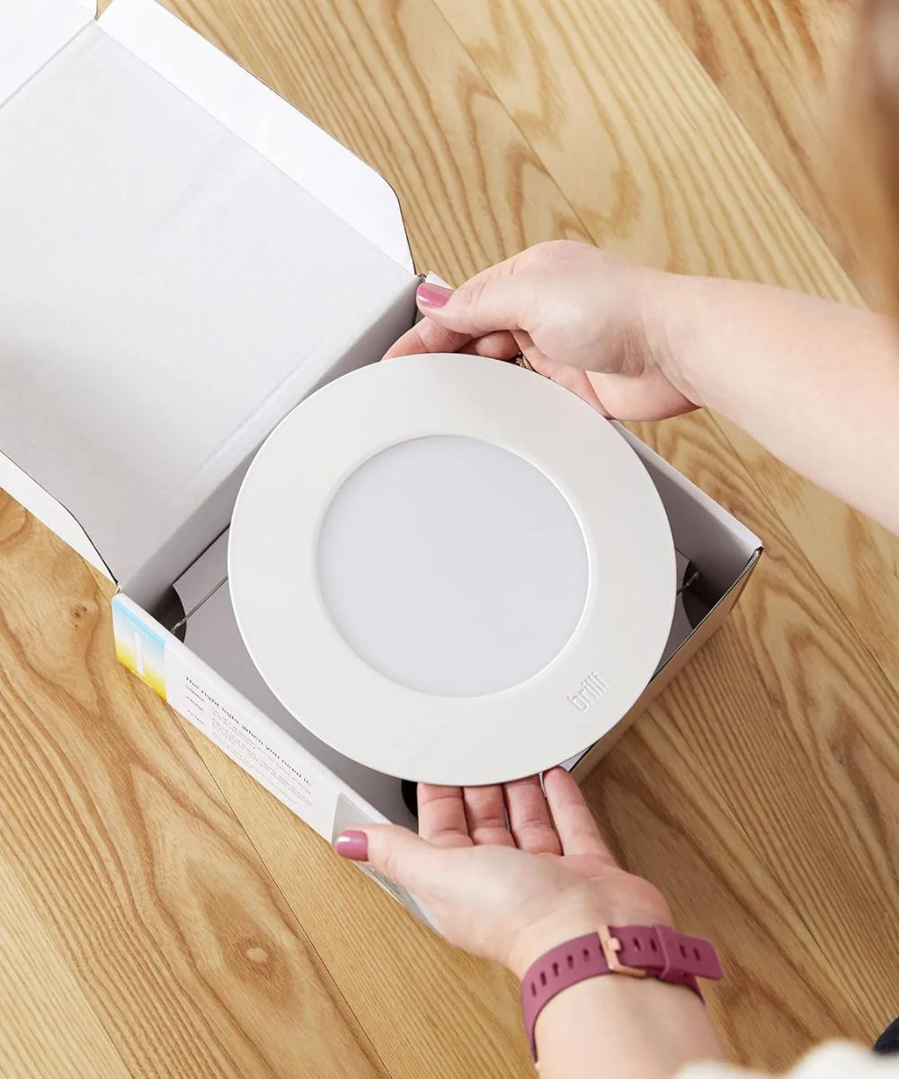 Brilli 5/6"W "Get in Sync" Color Tunable LED Recessed Downlight Retrofit Light Fixture - Image 6