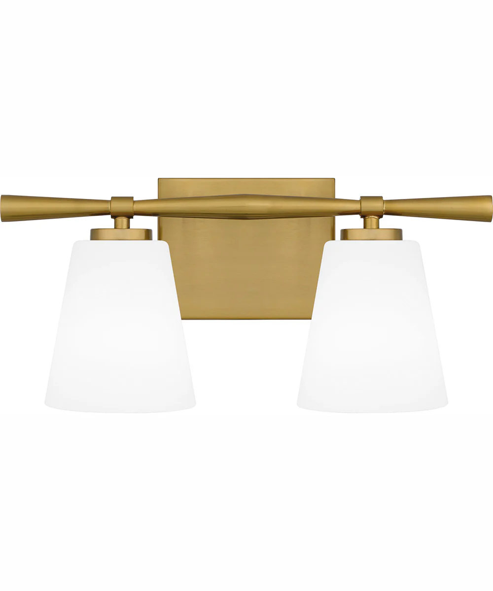 Brindley Medium 2-light Bath Light Aged Brass - Image 2