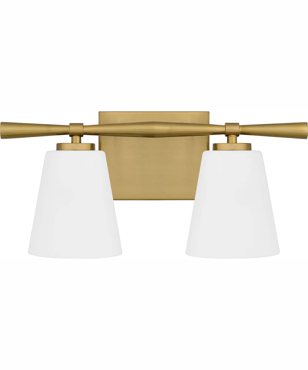 Brindley Medium 2-light Bath Light Aged Brass - Image 3