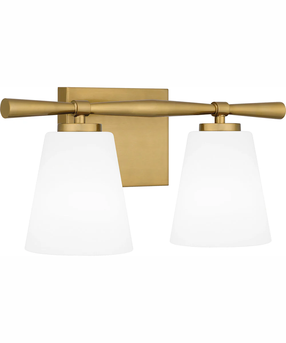 Brindley Medium 2-light Bath Light Aged Brass - Image 4