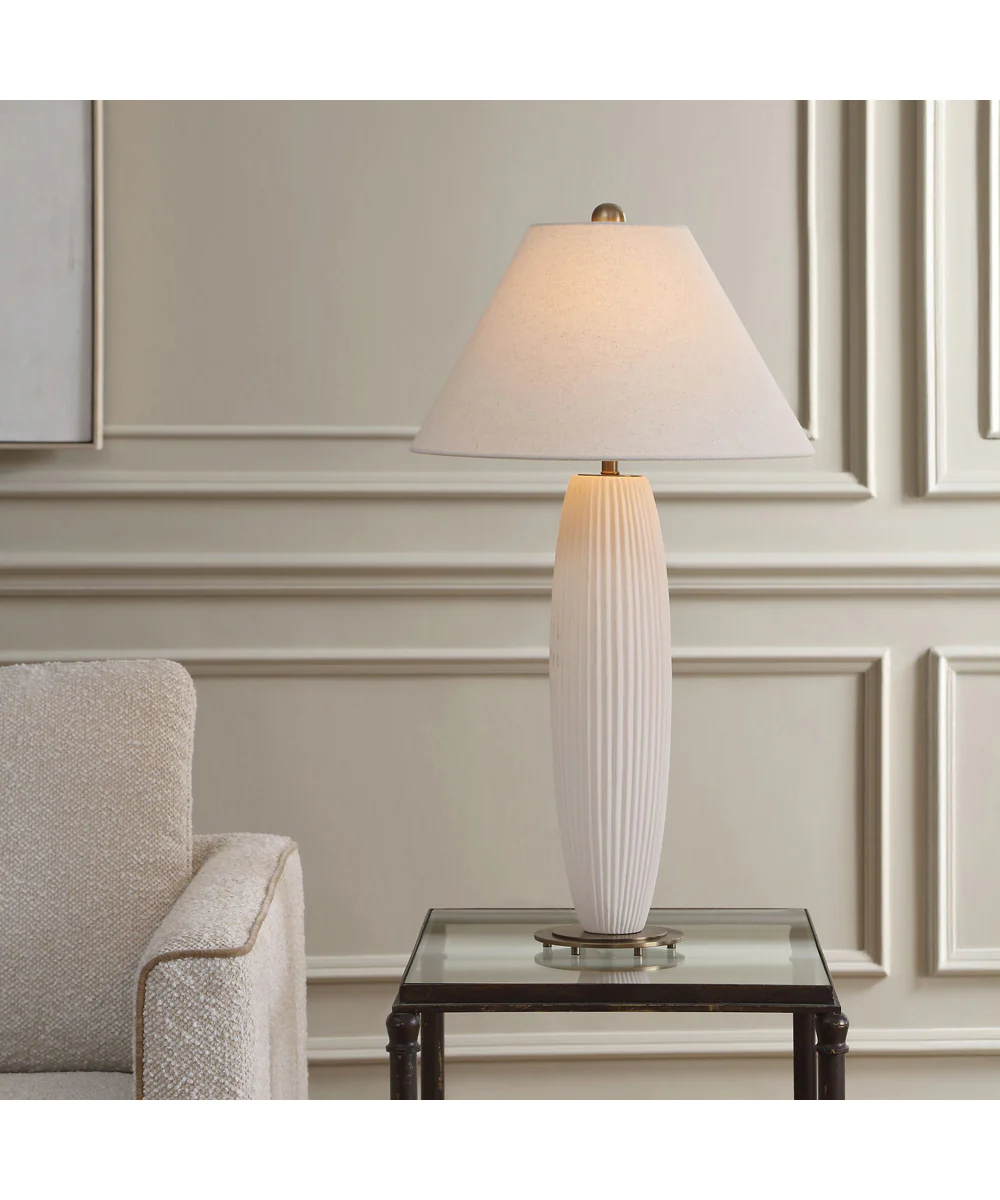 Brinsley Ivory Table Lamp - Image 2
