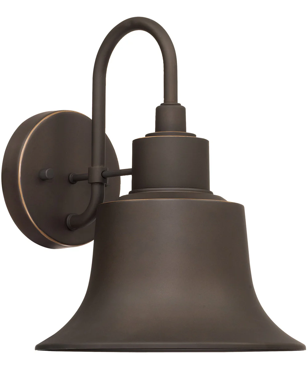 Brock 1-Light Outdoor Wall Mount Rain or Shine - Oiled Bronze