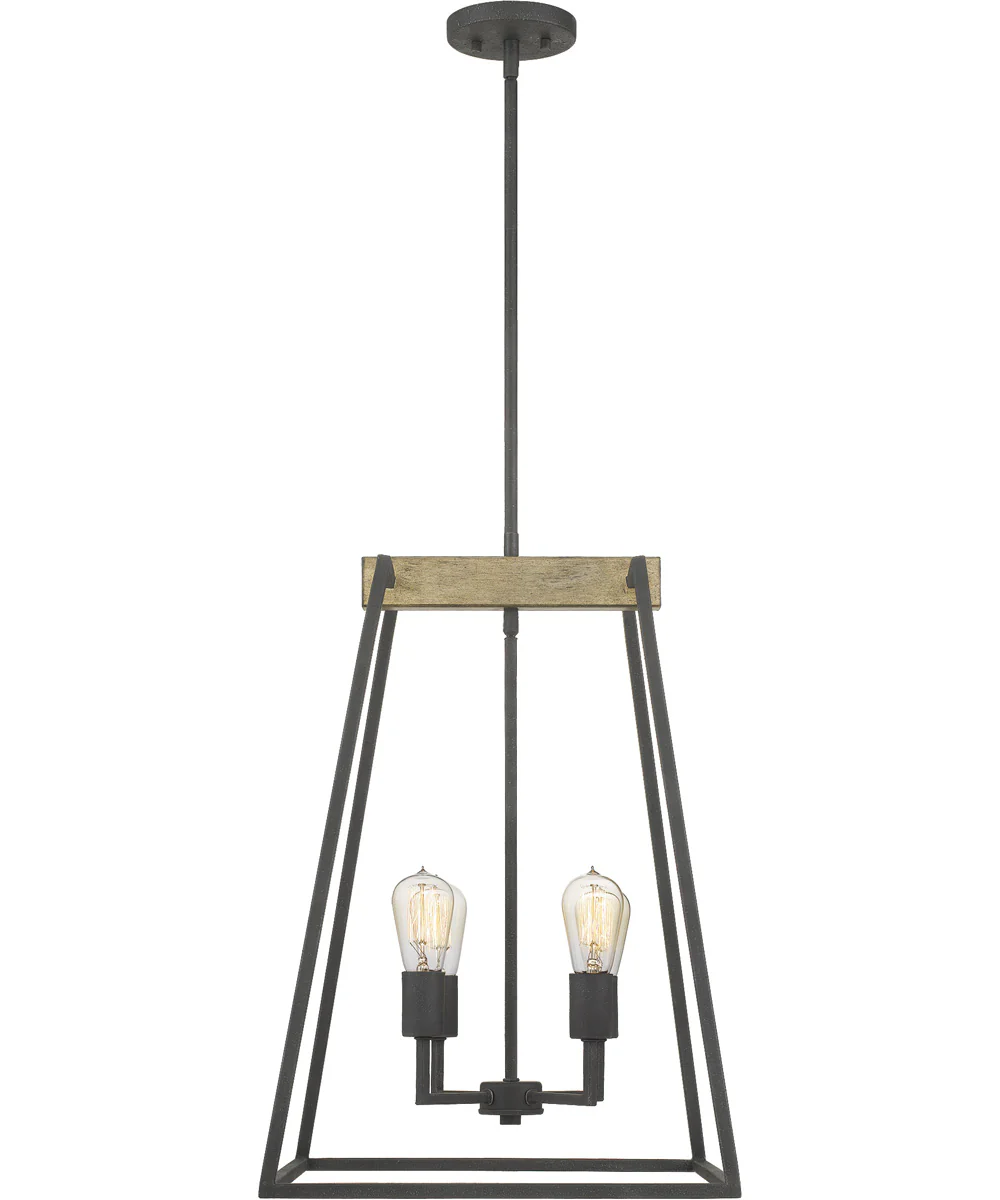 Brockton 4-light Pendant Grey Ash - Image 4